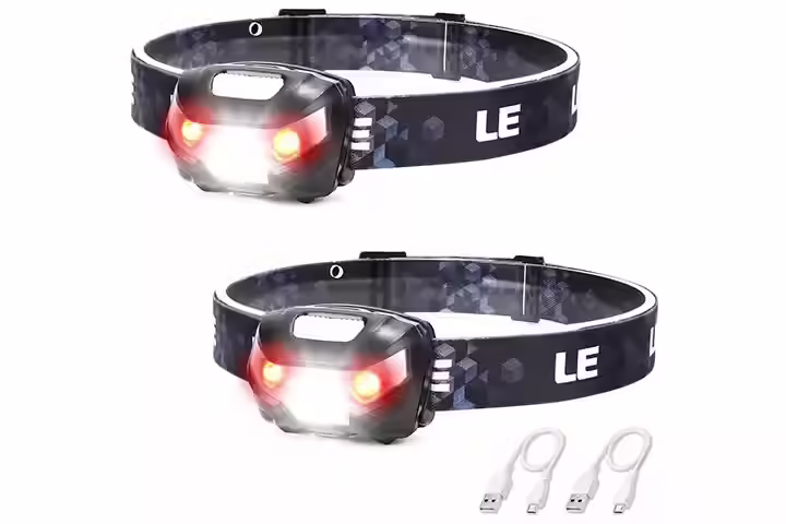 Lighting Ever LED Rechargeable Headlamp