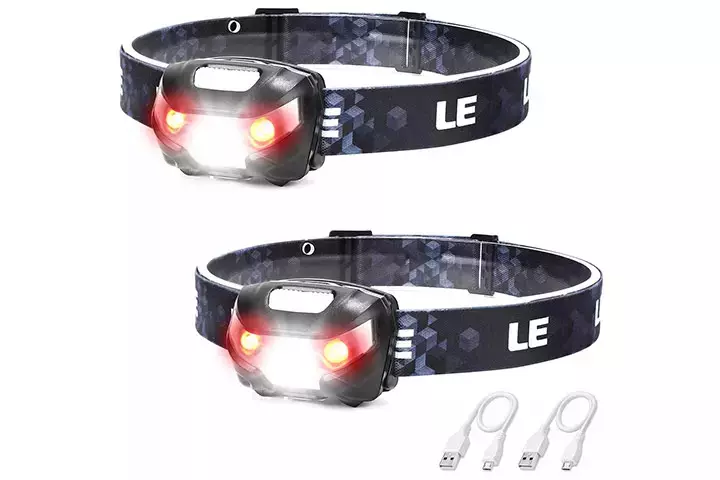 Lighting Ever LED Rechargeable Headlamp