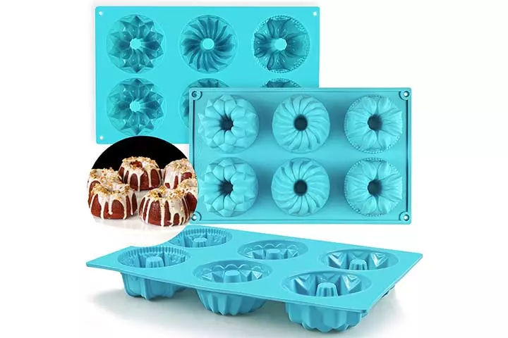 Mity rain Bundt Cake Silicone Pan