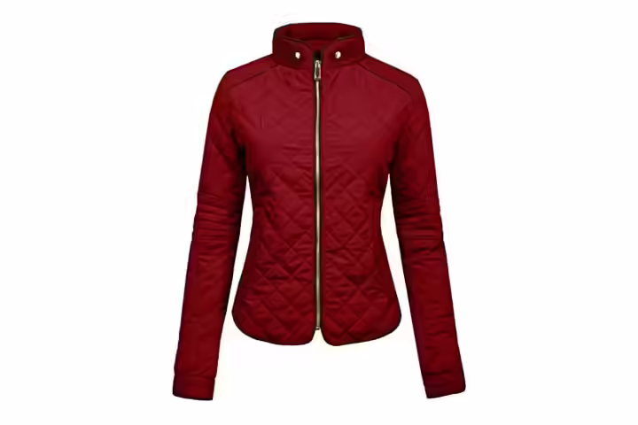 NE People Women’s Quilted Zip Jacket