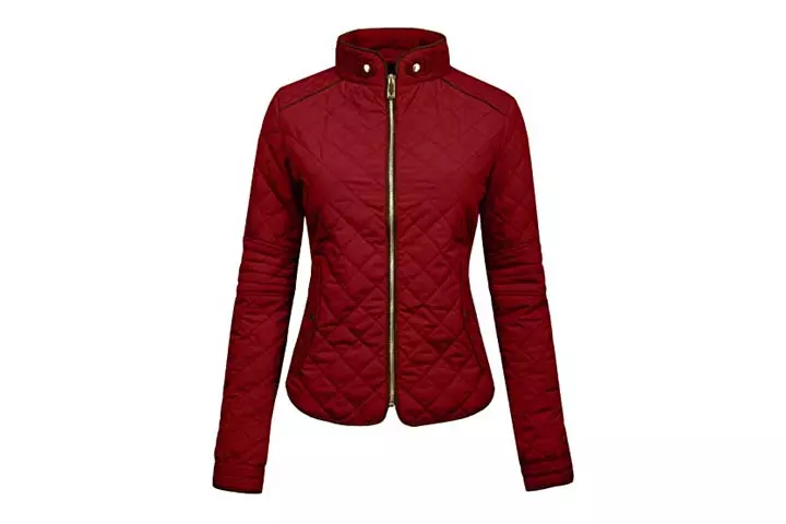 NE People Women’s Quilted Zip Jacket