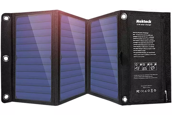 Nekteck 21W Portable Solar Panel Charger