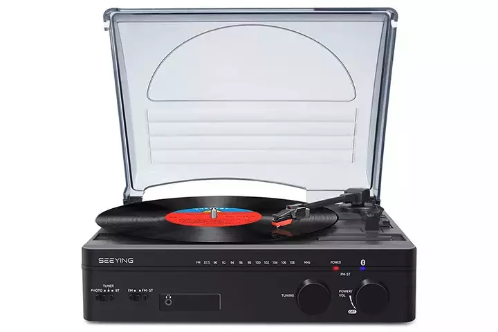 SeeYing Record Player Turntable