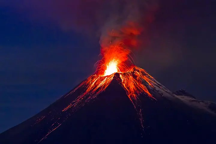 Volcanoes for kids, types of volcanoes