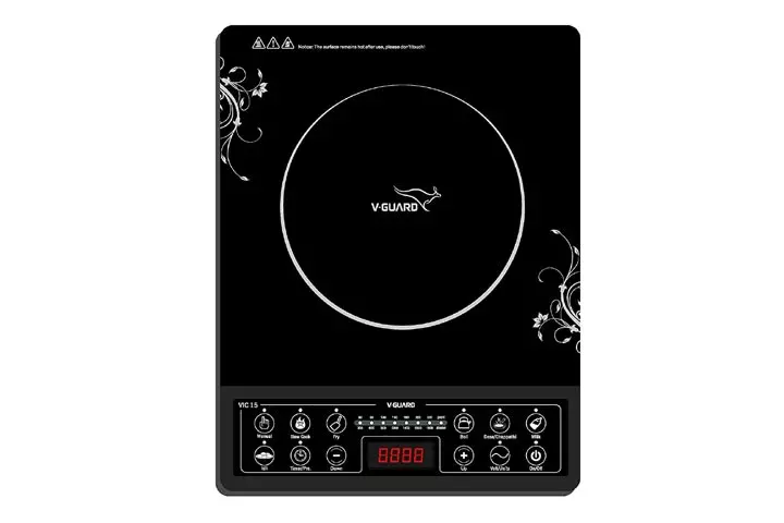 V-Guard VIC-15 2000-Watt Induction Cooktop