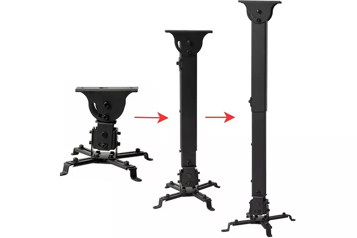 VideoSecu Flat Vaulted Ceiling Projector Mount