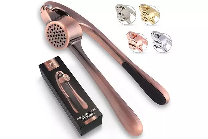 Zulay Premium Garlic Press 