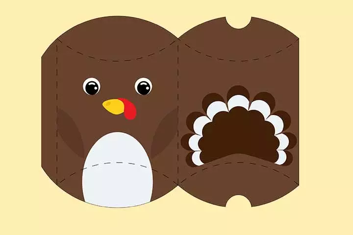 2. Printable Turkey 