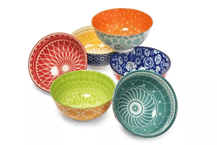 Annovero Porcelain Dessert Bowls