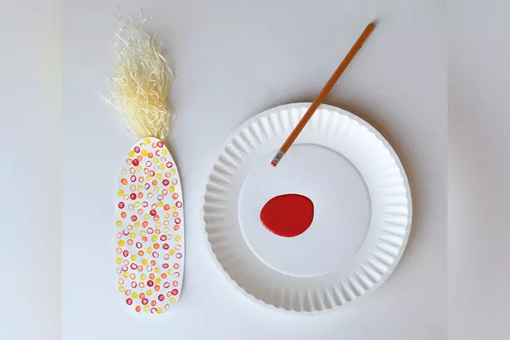 Corn fall craft for kids