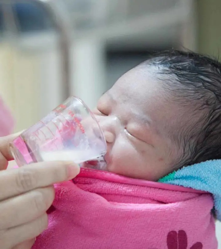 Cup-Feeding A Baby How To Do, Benefits And Alternatives