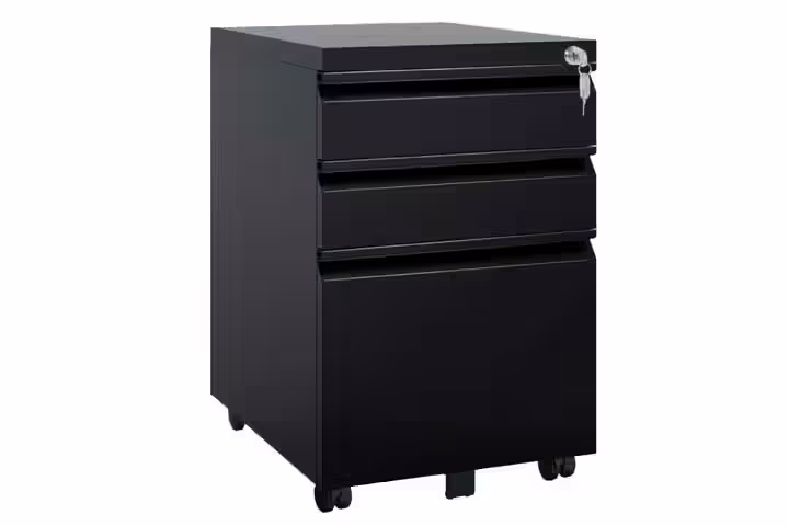 DEVAISE 3 Locking File Cabinet