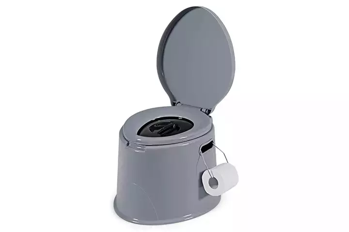 Giantex Portable Travel Toilet with Detachable Inner Bucket