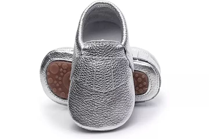 Hongteya Leather Baby Moccasins