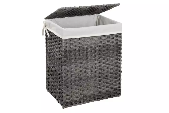 Songmics Handwoven Laundry Hamper