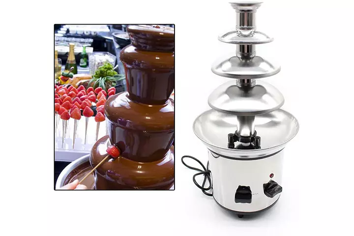 WUPYI Chocolate Fondue Fountain