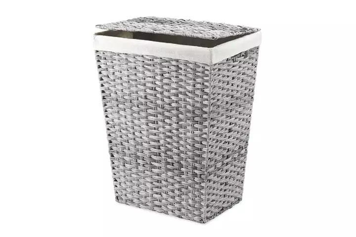 Whitmor Liner and Lid Laundry Hamper