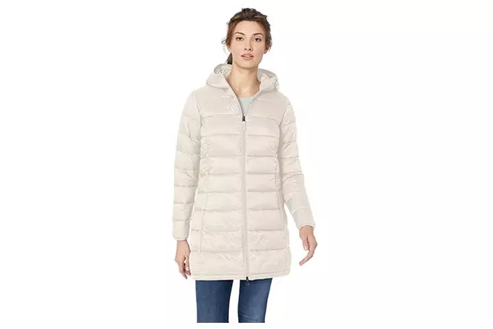 Amazon Essentials Womens Lightweight Full-Zip Puffer Coat