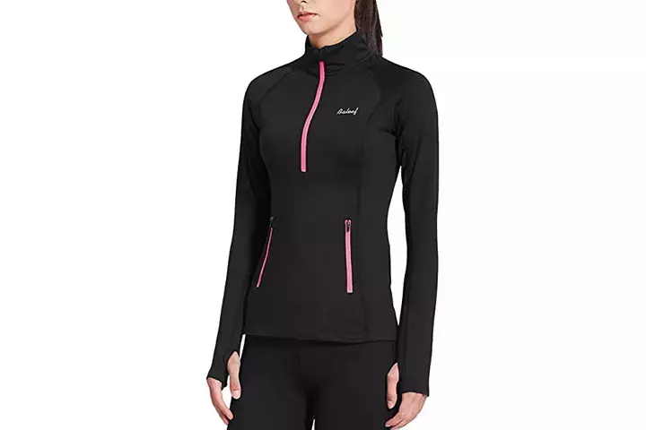 BALEAF Women's Long Sleeved Running Pullover