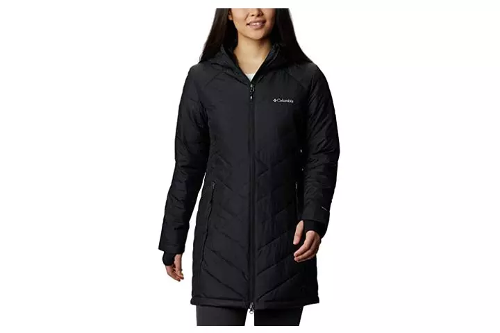 Columbia Womens Heavenly Long Hooded Jacket