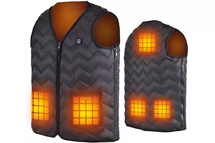 Coowoo Heated Sleeveless Jacket For Men And Women