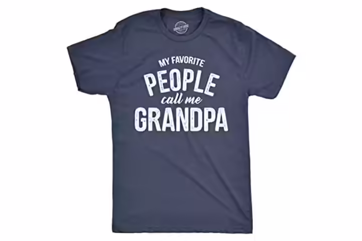 Crazy Dog ‘My Favorite People Call Me Grandpa’ T-shirt