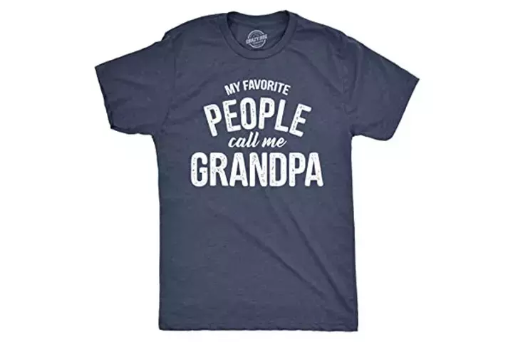 Crazy Dog ‘My Favorite People Call Me Grandpa’ T-shirt