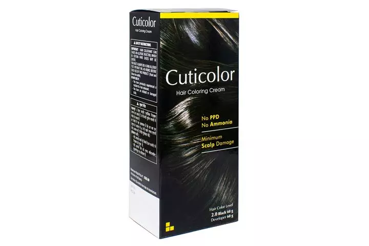 Cuticolor Permanent Hair Color Cream