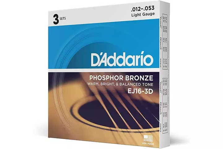 D’Addario Phosphor Bronze Acoustic Guitar Strings