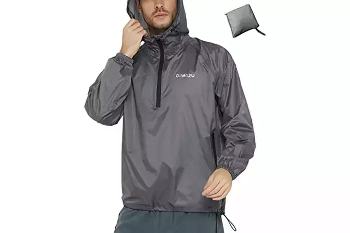 Demozu Men’s Lightweight Rain Jacket