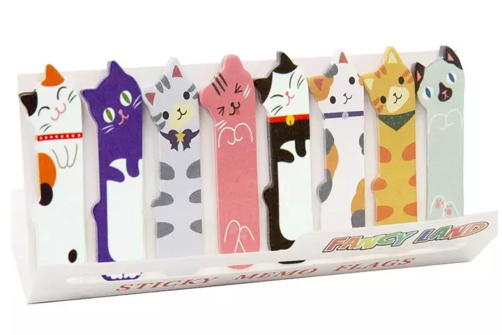 Fancy Land 360 Cute Cat Sticky Notes