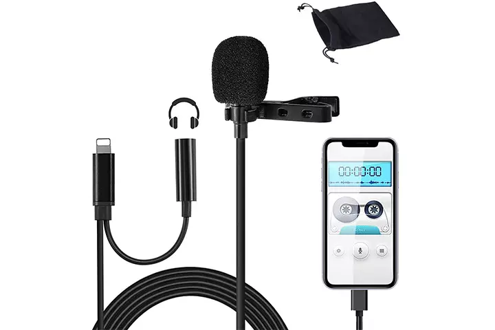 GBBO Condenser Lavalier Lapel Microphone