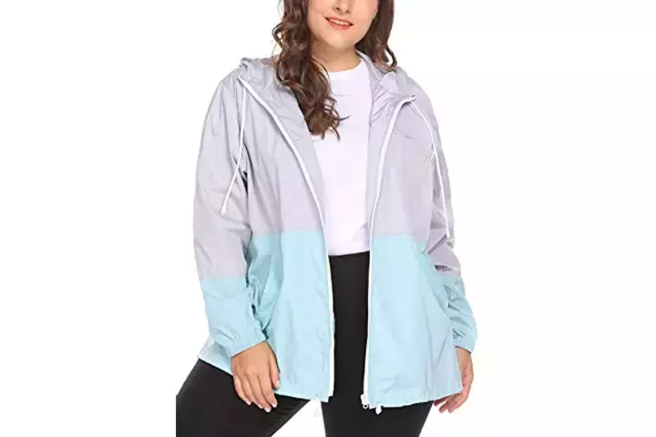 In’Voland Women’s Raincoat Rain Jacket