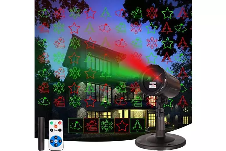 KPO Indoor and Outdoor Laser Christmas Projector