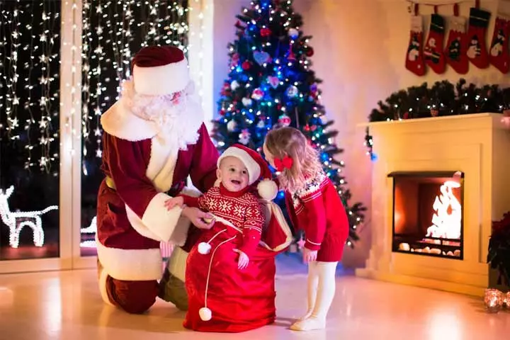 Meeting Santa For The First Time