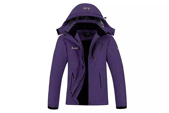 Moerdeng Womens Waterproof Winter Snow Coat