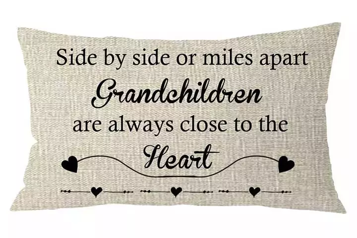 NIDITW Grandparents Throw Pillow Case