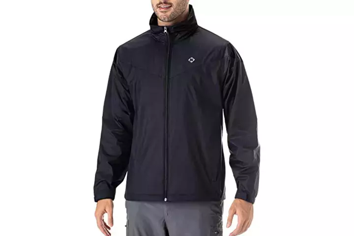 Naviskin Men’s Waterproof Rain Jacket Raincoat