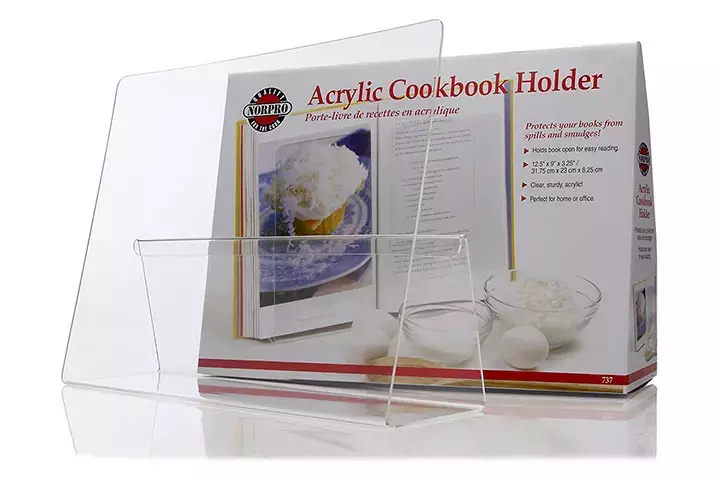 Norpro Acrylic CookBook IPad Tablet Holder