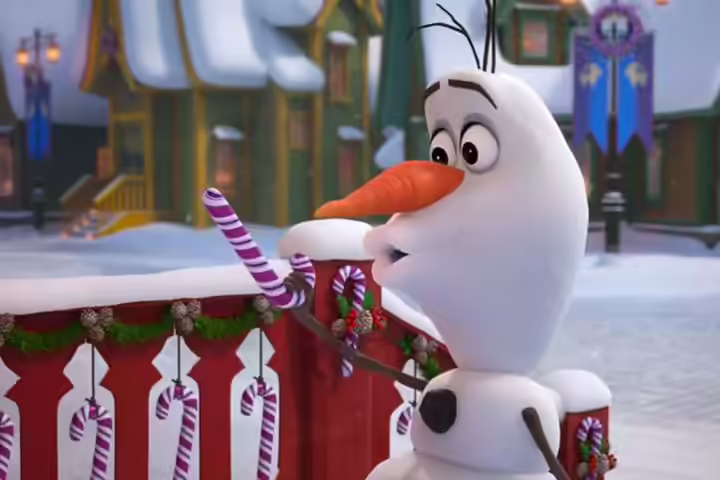 Olaf\'s Frozen Adventure Christmas movie for kids