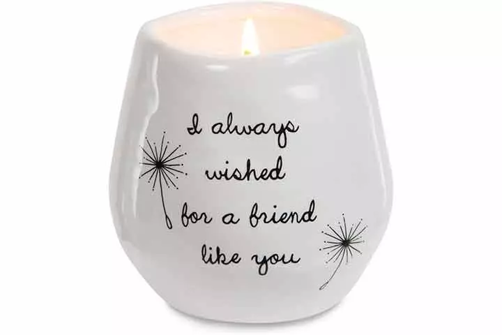 Pavilion Gift Company Ceramic Scented Candle