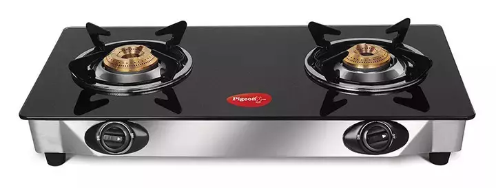 Pigeon by Stovekraft Favorite Glass Top 2 Burner Gas Stove