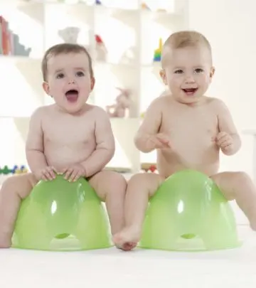 You have to go all prepared into the battlefield of potty training your twins.