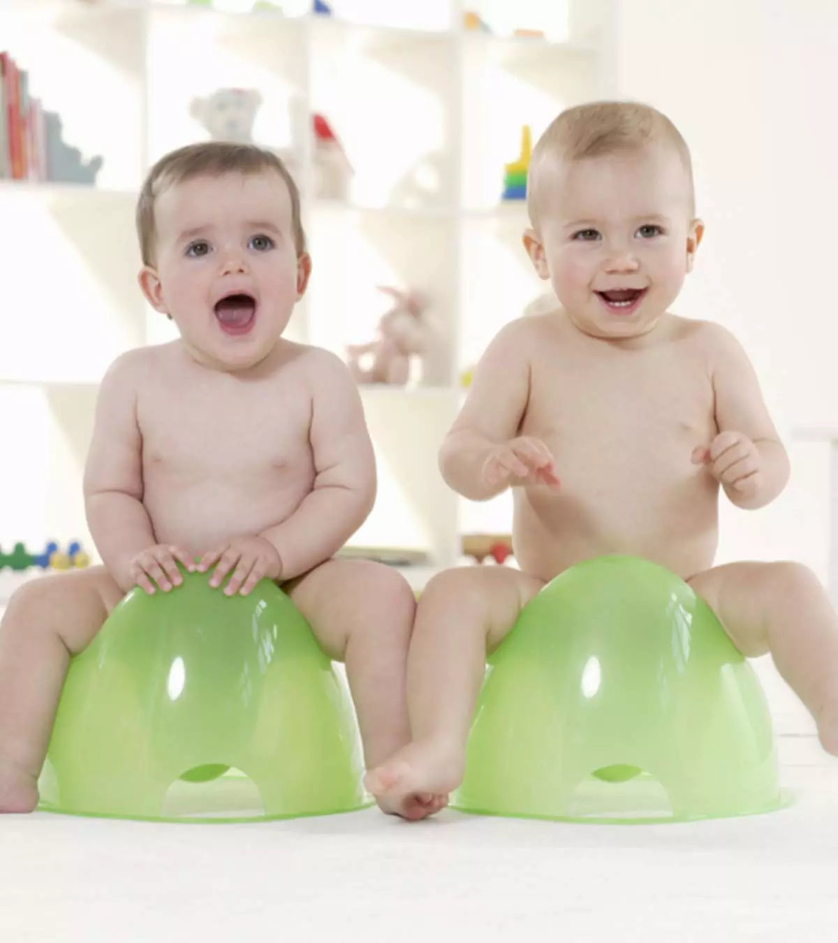 You have to go all prepared into the battlefield of potty training your twins.