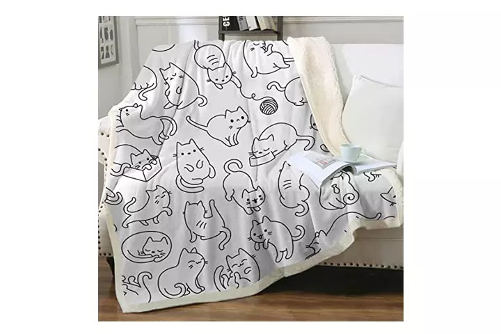 Sleepwish Cat Blanket and Throw