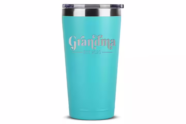 Sodilly Grandma Est. 2020 Stainless Steel Tumbler