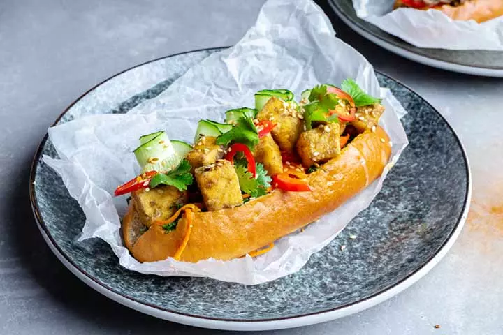 Tofu Banh Mi recipe for kids