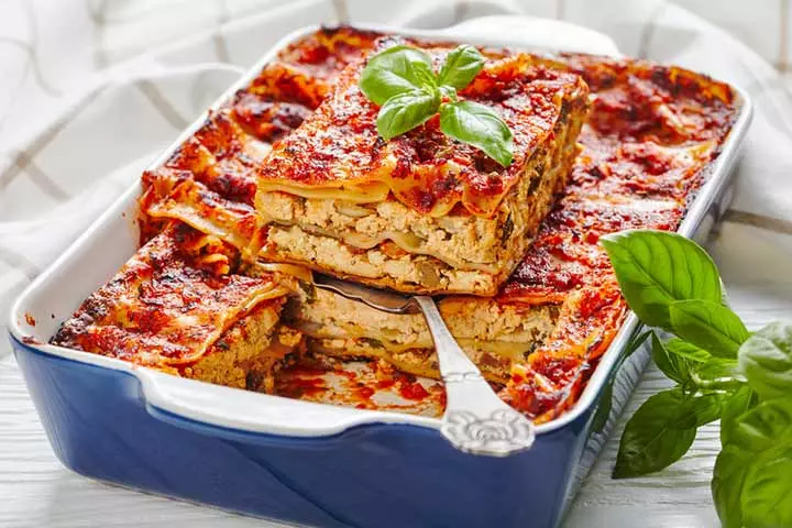 Tofu lasagna recipe for kids