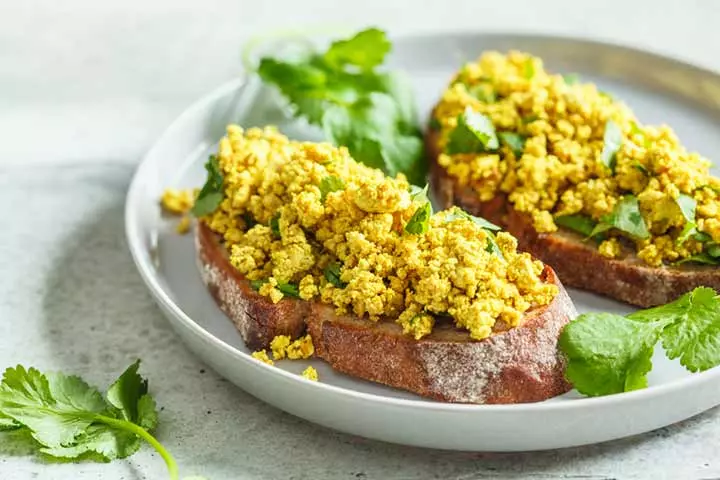 Vegan tofu scramble recipe for kids