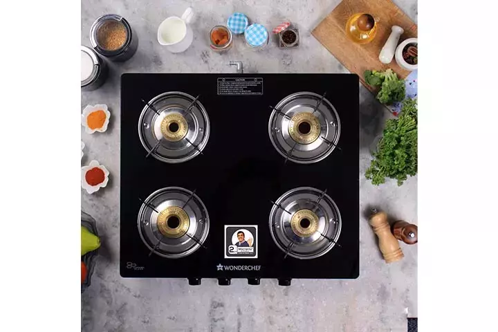 Wonderchef Power Glass Top Gas Stove